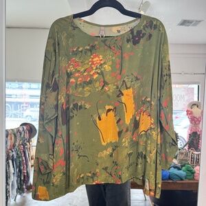 Yavi Moss Crepe Blouse